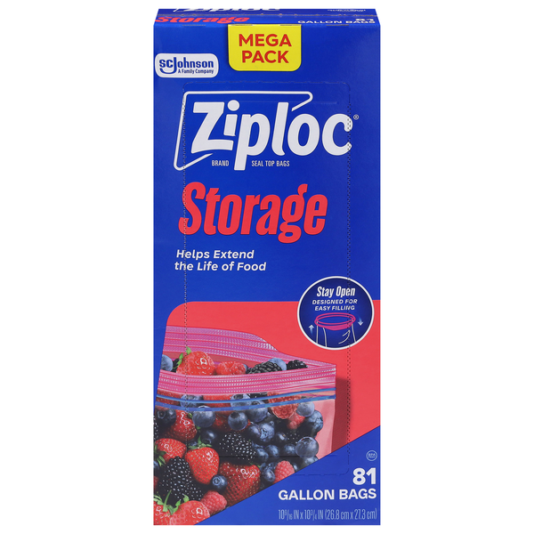 Ziploc Gallon Storage Bags Mega Pack