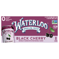 Waterloo Black Cherry Sparkling Water - 8 pk