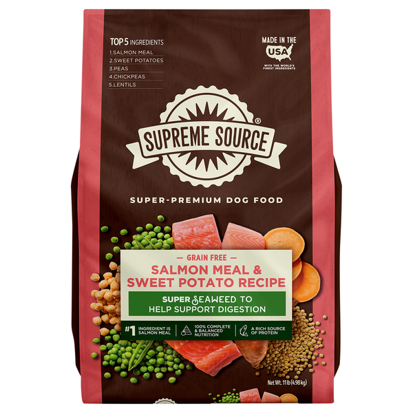 Supreme Source Grain Free Salmon Meal & Sweet Potato Recipe Dry Dog Food