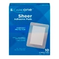 CareOne Sheer Adhesive Pads 3 x 4 Inch