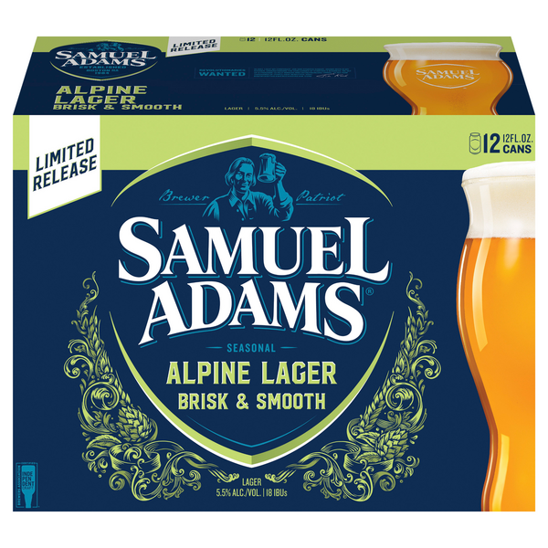 Samuel Adams Alpine Lager Beer - 12 pk