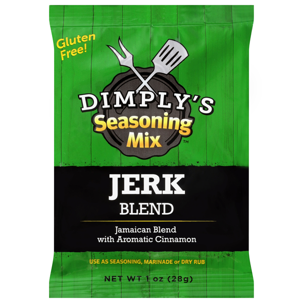 Dimply's Rub & Grill Authentic Jerk Chicken Dry Rub Seasoning & Marinade