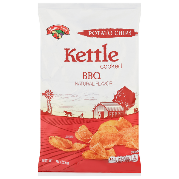 Hannaford BBQ Kettle Cooked Potato Chips