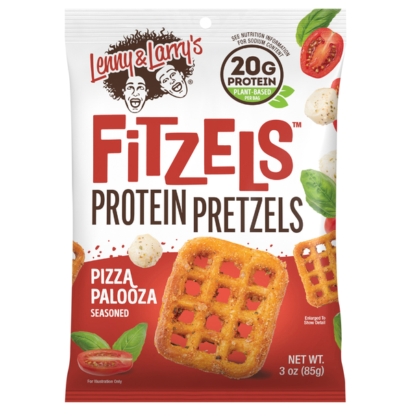 Lenny & Larry's Fitzels Pizza Palooza Seasoned Protein Pretzels