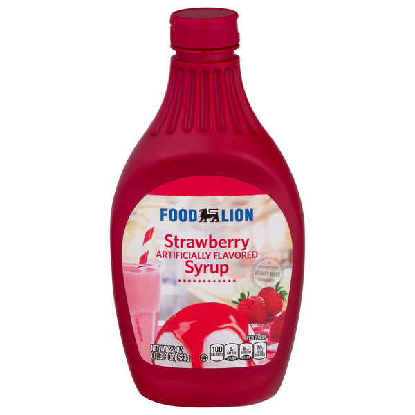 Save on Food Lion Syrup Strawberry Flavored Order Online Delivery