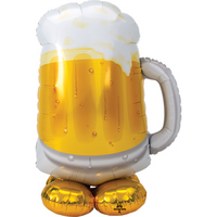 AirLoonz Beer Mug 49 Inch Decorative Air-Filled Balloon