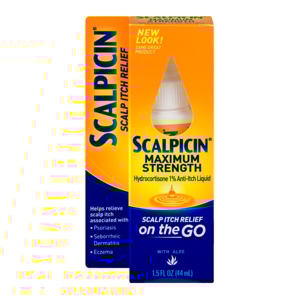 Scalpicin Maximum Strength Scalp Itch Relief with Aloe