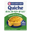Eggland's Best Broccoli Cheddar Quiche Frozen