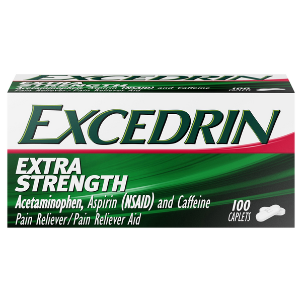 Excedrin Extra Strength Acetaminophen Pain Reliever Caplets