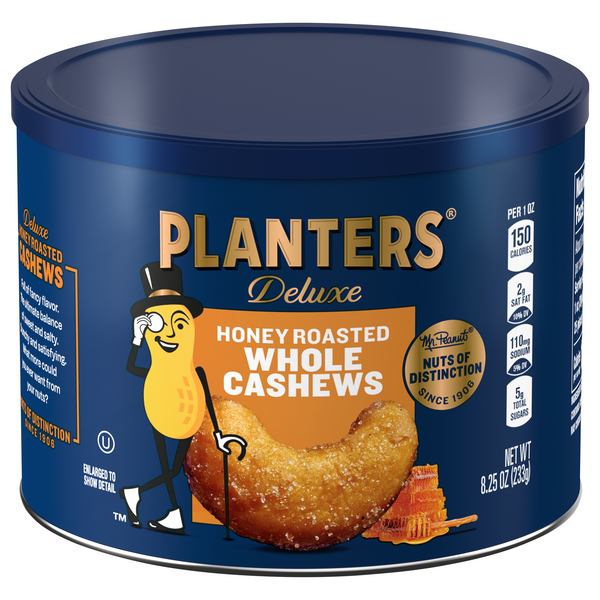 Save On Planters Deluxe Whole Cashews Honey Roasted Order Online 