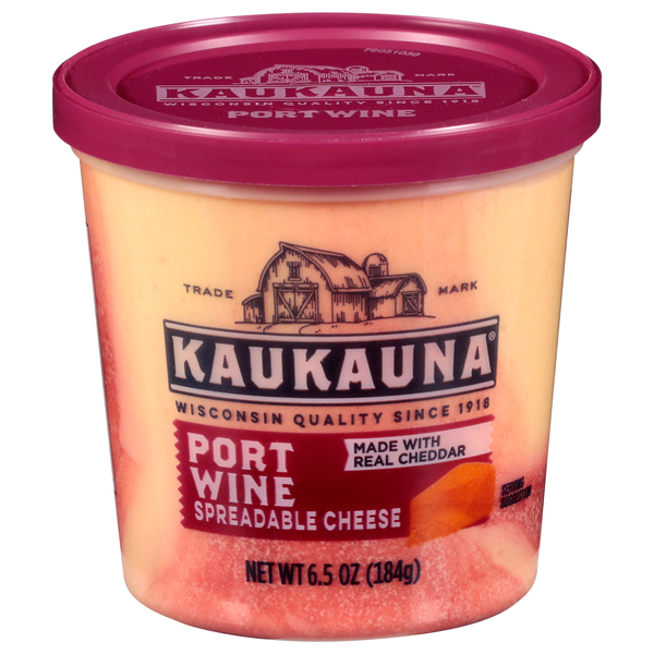 Kaukauna Port Wine Spreadable Cheese