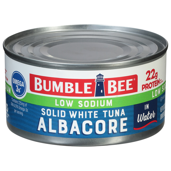 Bumble Bee Low Sodium Wild Caught Solid White Albacore Tuna in Water