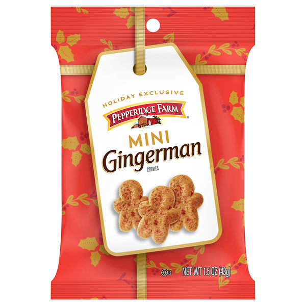 Pepperidge Farm Gingerman Minis Gingerbread Cookies