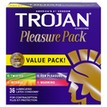 Trojan Pleasure Pack Lubricated Latex Condoms Value Pack