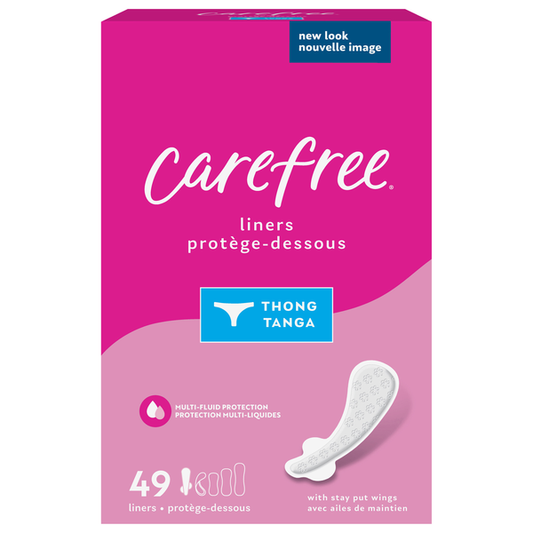 Carefree Unscented Thong Liners