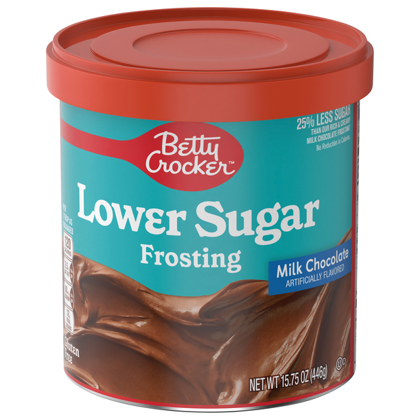 Save on Betty Crocker Lower Sugar Milk Chocolate Frosting Order Online