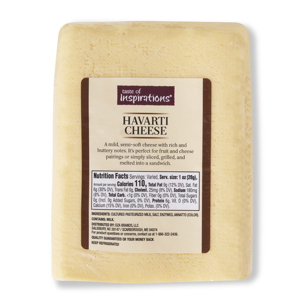 Taste of Inspirations Havarti Cheese (Thin Sliced)