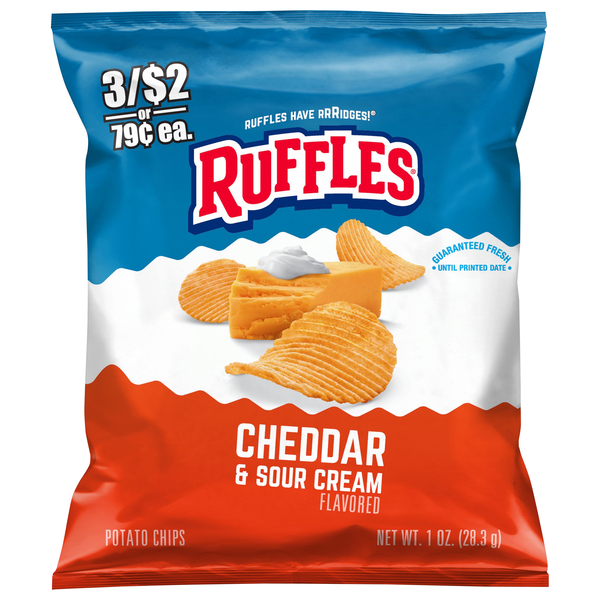 Ruffles Cheddar & Sour Cream Potato Chips