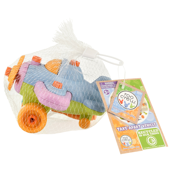 Roo Crew Take-Apart Vehicle Toy Ages 3+ Plane