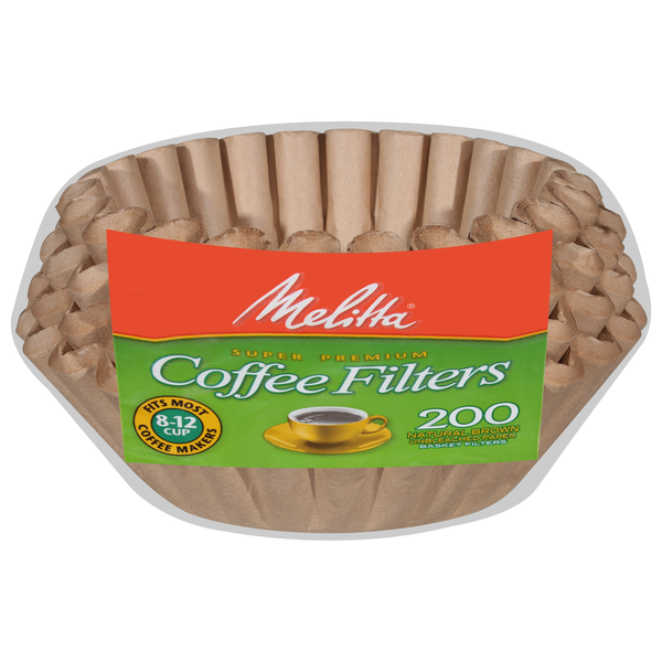 Melitta Coffee Filters Natural Brown Basket