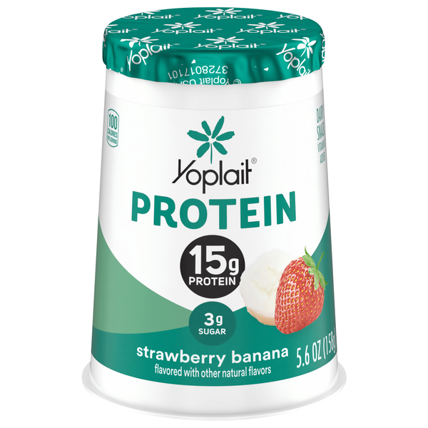 Save on Yoplait Protein Strawberry Banana Yogurt Snack Cup Order Online