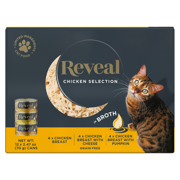 Save on Reveal Wet Cat Food Chicken in Broth Variety Grain Free Natural