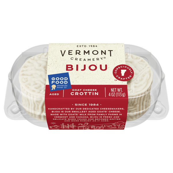 Vermont Creamery Bijou Goat Cheese Crottin