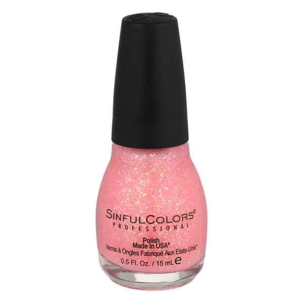 SinfulColors Professional Nail Polish Pinky Glitter 830