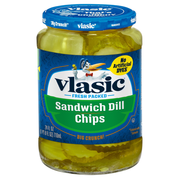 Vlasic Sandwich Dill Pickle Chips