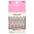 Kiss Glam Embellished Nails Long Length Day N Night