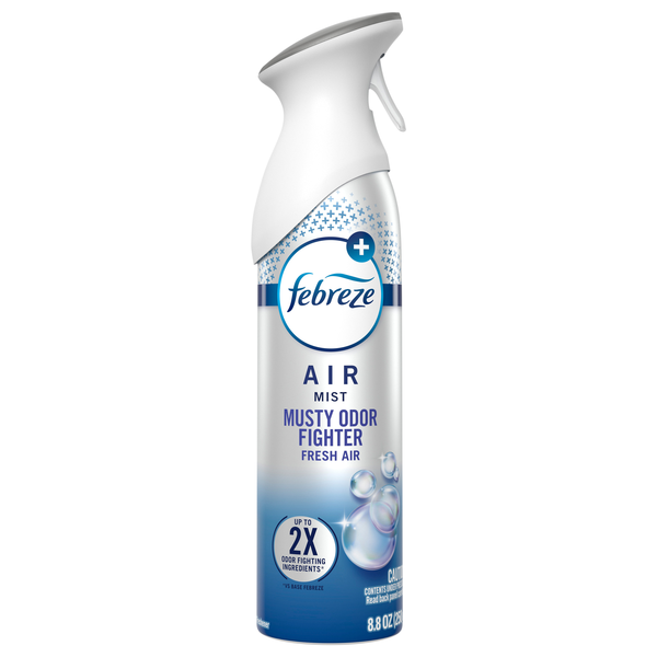Febreze AIR Mist Fresh Musty Odor Fighter Air Freshener Trigger Spray