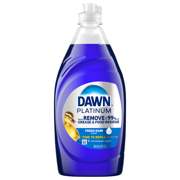 Dawn Platinum Fresh Rain Scent Liquid Dish Soap