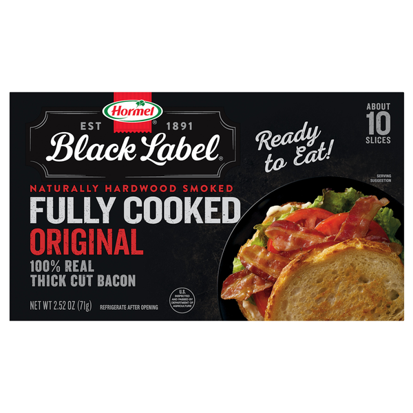 Hormel Fully Cooked Original Bacon Slices