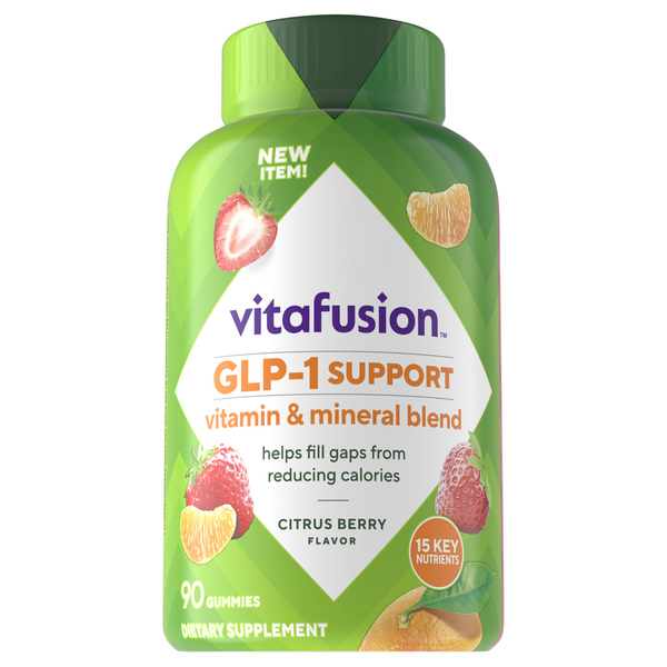 vitafusion Citrus Berry GLP-1 Support Multivitamin Gummies