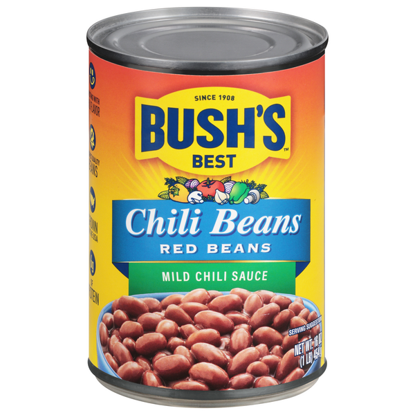 Save on Bush's Best Chili Red Beans in Mild Sauce Order Online Delivery