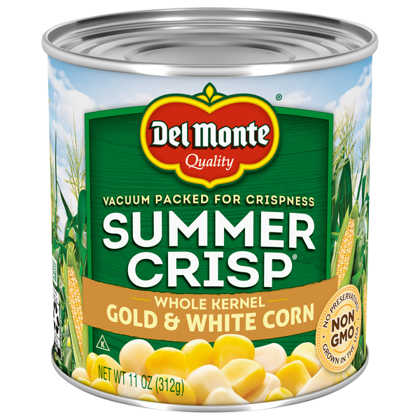 Del Monte Summer Crisp Whole Kernel Gold & White Corn