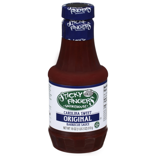 Save on Sticky Fingers Smokehouse Barbecue Sauce Carolina Sweet