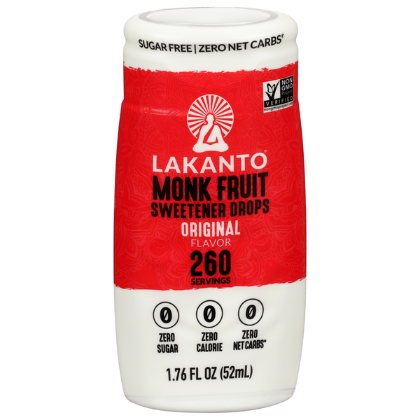Lakanto Sugar Free Keto Original Monk Fruit Extract Drops