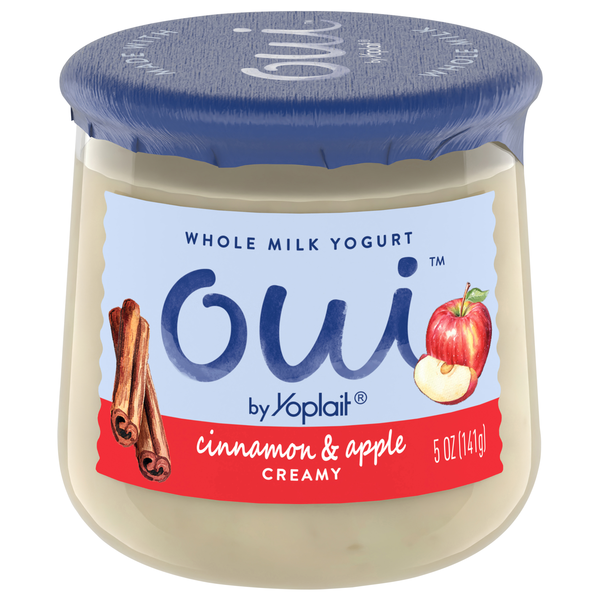 Oui by Yoplait Whole Milk Creamy Cinnamon & Apple Yogurt