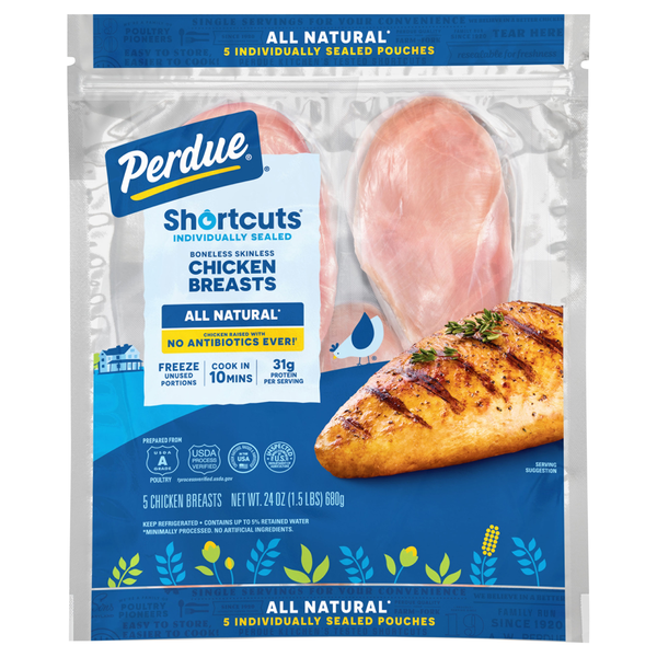 Perdue Shortcuts Boneless Skinless Chicken Breasts - 5 ct Fresh