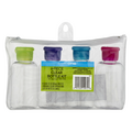 CareOne Clear Bottle Travel Kit - 6 Pieces