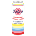 Surfside Strawberry Lemonade + Vodka Cocktail