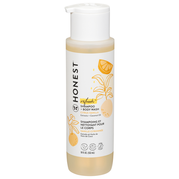 Save on Honest Refresh Shampoo & Body Wash Citrus Vanilla Order Online Delivery GIANT