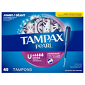 Tampax Pearl Unscented Jumbo Ultra Tampons