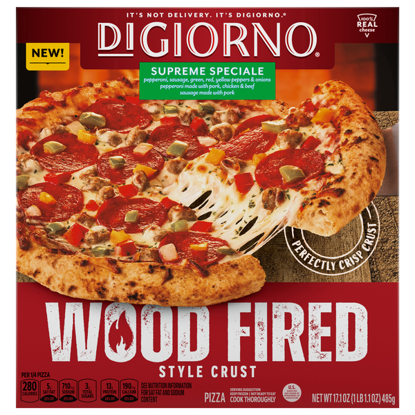 DiGiorno Wood Fired Crust Supreme Speciale Pizza Frozen