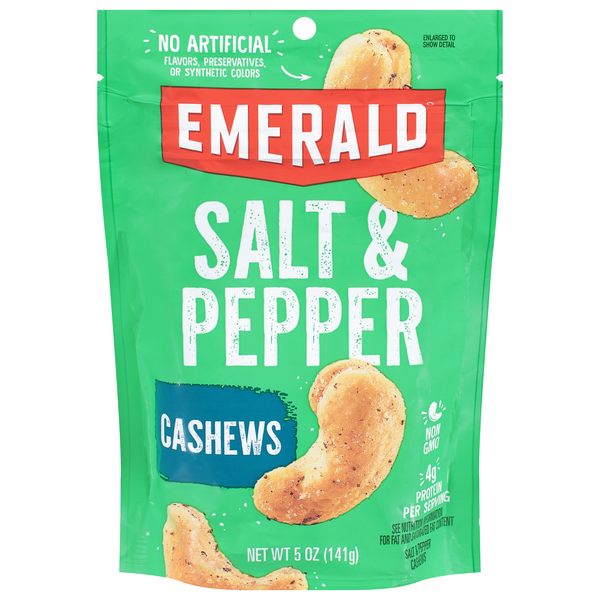 Emerald Salt & Pepper Cashews