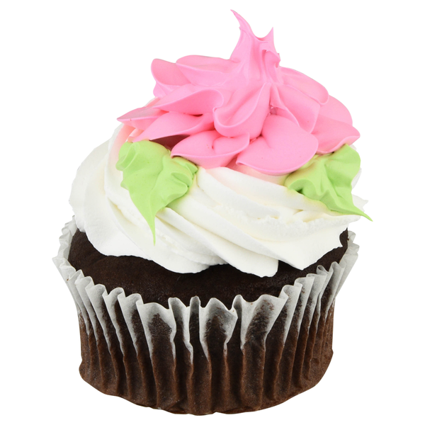Hannaford Bakery Jumbo Chocolate Cupcake with Vanilla Creme Frosting