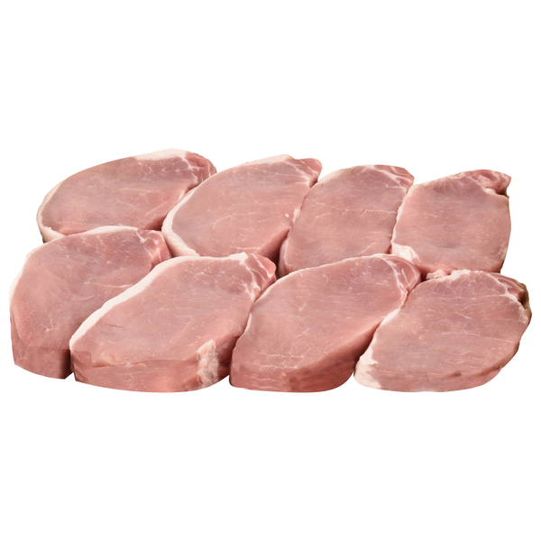 Hannaford All Natural Boneless Center Cut Pork Chops Family Pack Fresh