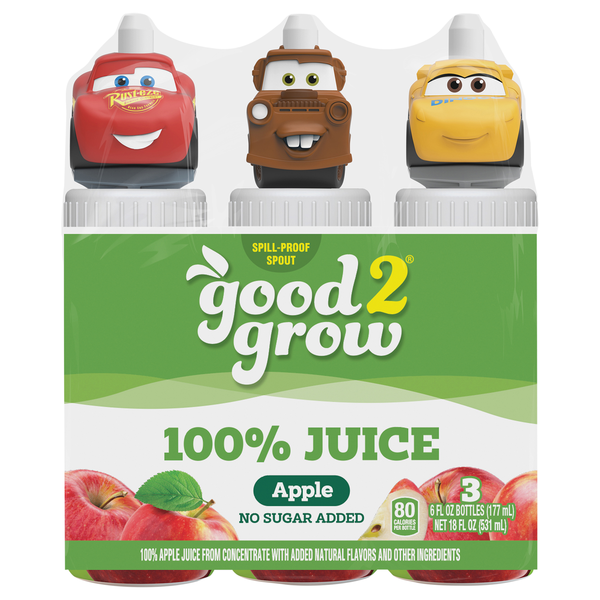 good2grow 100% Apple Juice - 3 pk