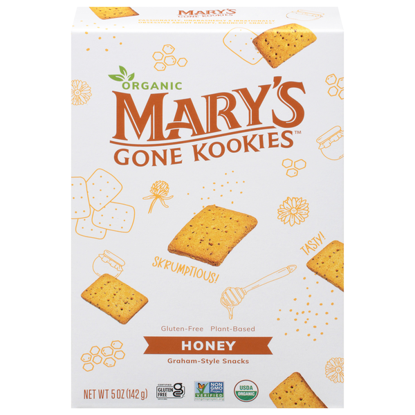 Mary's Gone Kookies Organic Honey Graham-Style Snacks